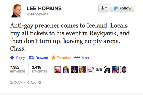 LeeHopkins-IcelandTweet